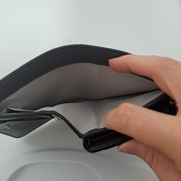 Marc Jacobs Utility Snapshot Mini Compact Leather Wallet Grey - Picture 13 of 14